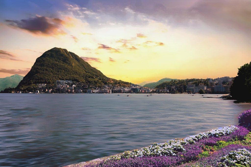 Lugano Tessin See