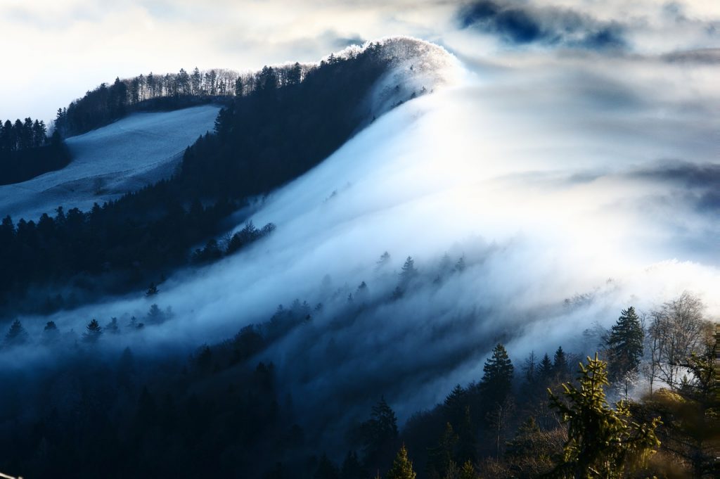 Nebellandschaft Jura